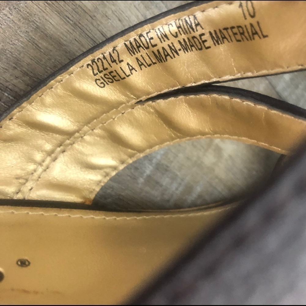 Pesaro Gisella Brown Cork Platform Sandal Size 10 - Picture 11 of 13